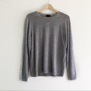 J. Crew Gray Crew Neck Sweater
